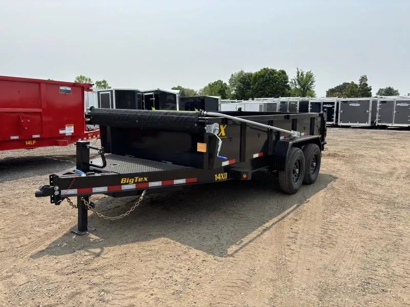 7'x14' Big Tex Trailers Dump 2'