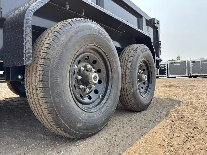 7'x14' Big Tex Trailers Dump 2'
