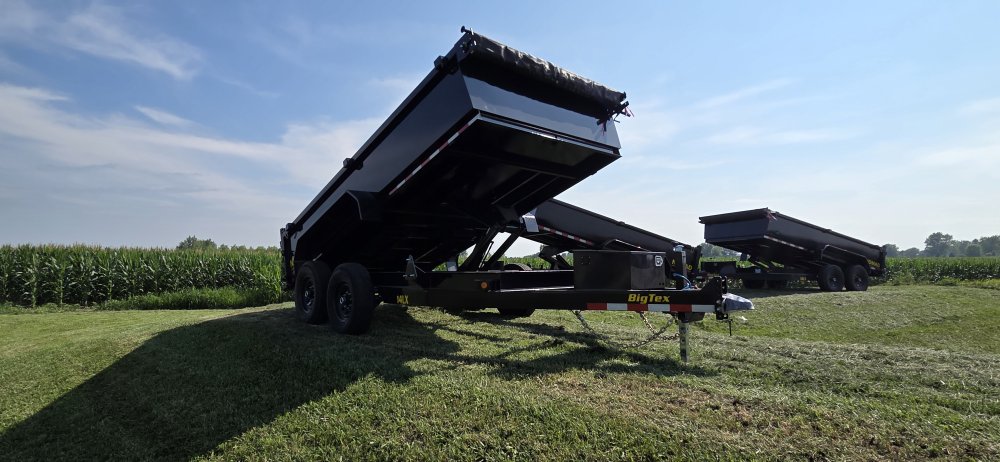 7'x14' Big Tex Trailers Dump 2'