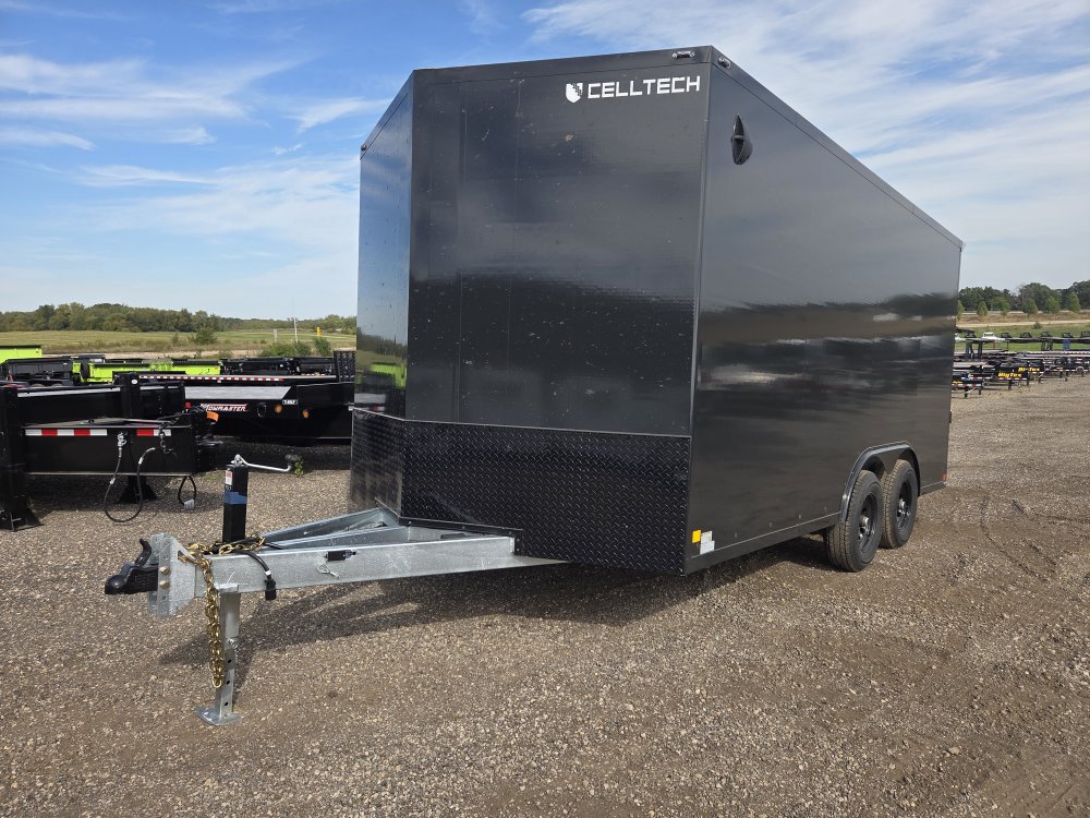 8.5'x16' CellTech Enclosed Cargo 85X16TA3 86"
