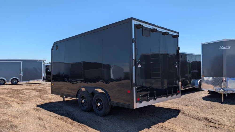 8.5'x16' Alcom Enclosed Cargo XPRESS8.5X16ULP-LMFL25 10K 82"