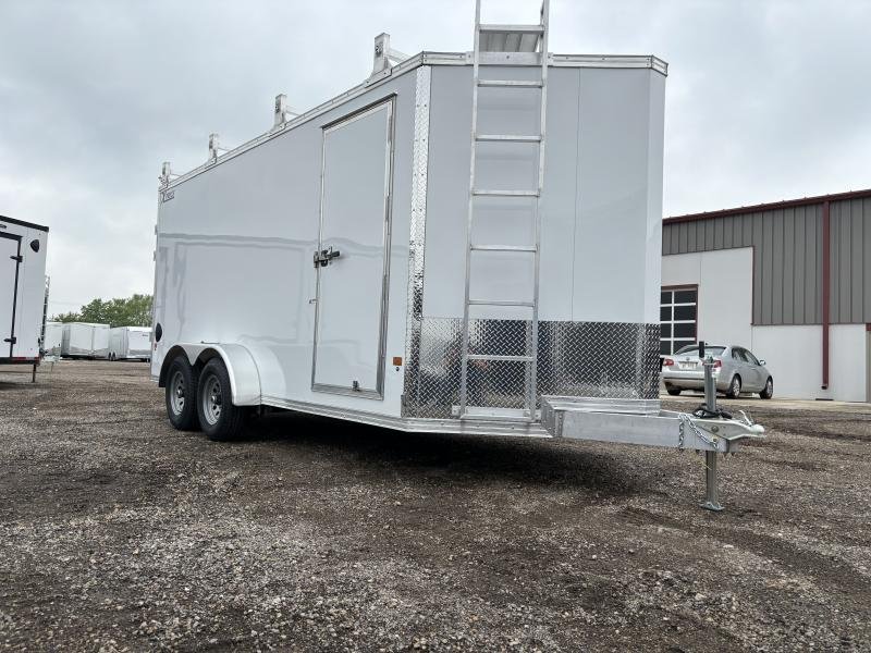 7'x16' Alcom Enclosed Cargo Xpress 7x16 UCP-IF