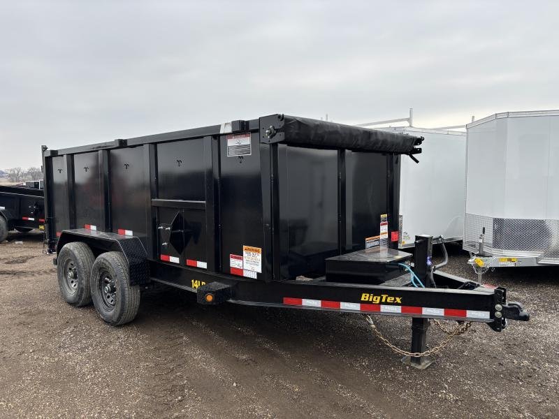 7'x14' Big Tex Trailers Dump 4'