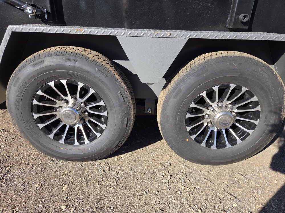 7'x16' BWISE TRAILERS Dump DUT16-15 4'