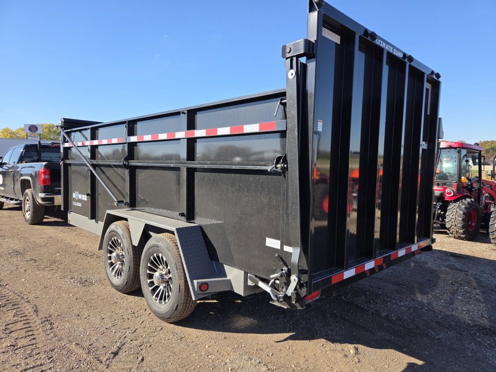 7'x16' BWISE TRAILERS Dump DUT16-15 4'