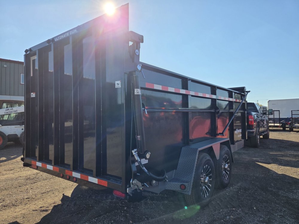 7'x16' BWISE TRAILERS Dump DUT16-15 4'