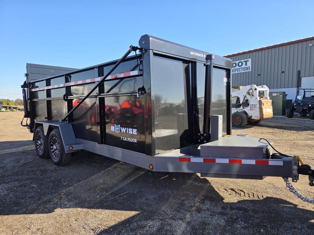 7'x16' BWISE TRAILERS Dump DUT16-15 4'