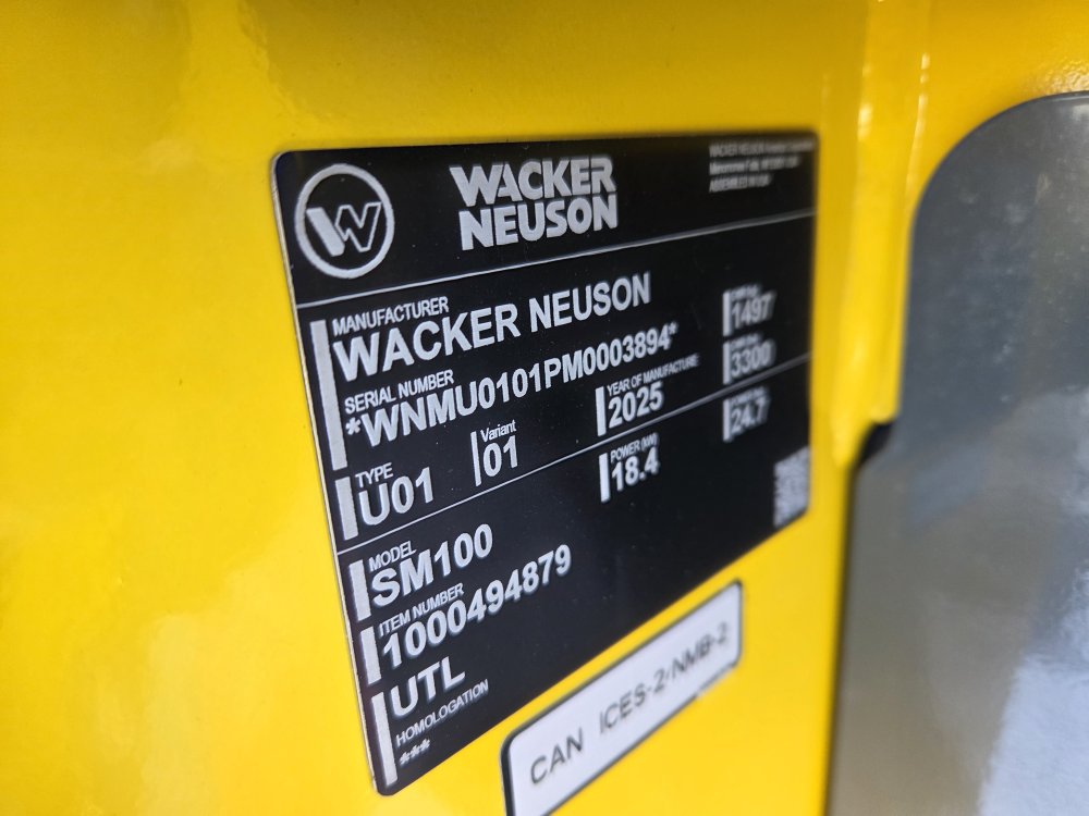 Wacker Neuson SM100 Contractor Equipment