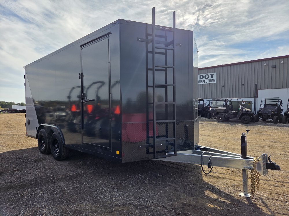 8.5'x16' CellTech Enclosed Cargo 85X16TA3 86"