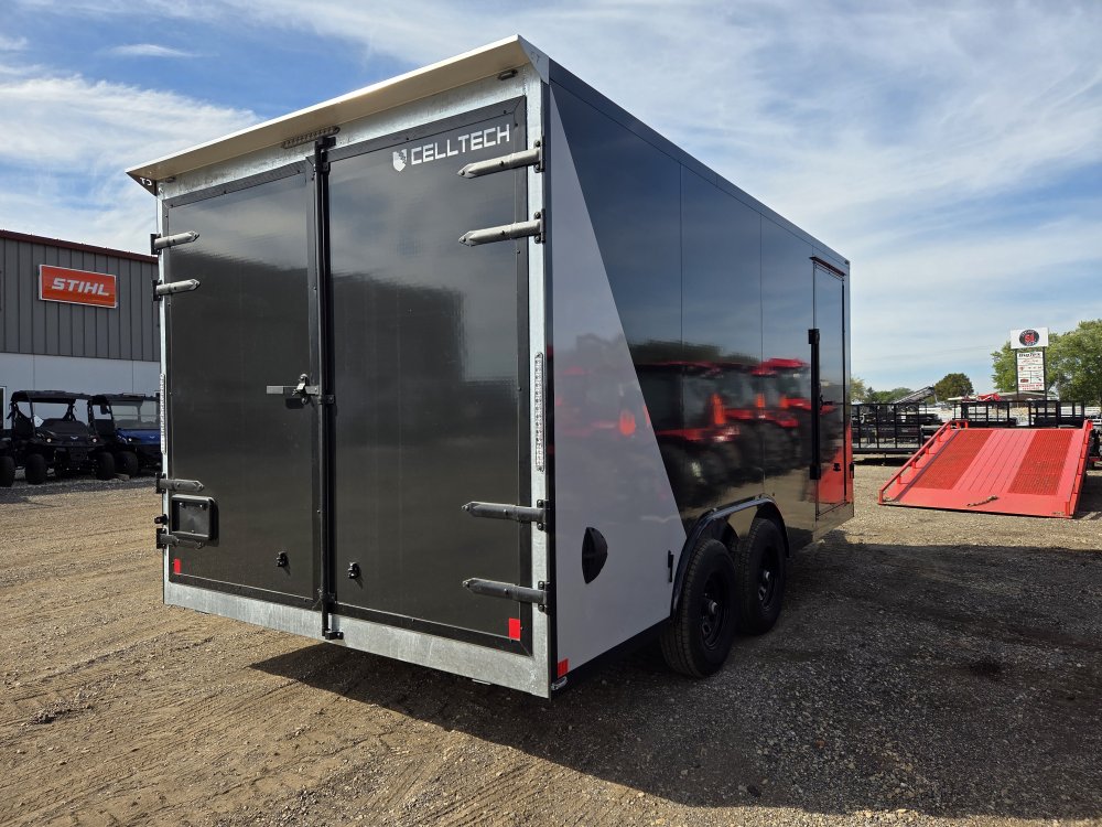 8.5'x16' CellTech Enclosed Cargo 85X16TA3 86"