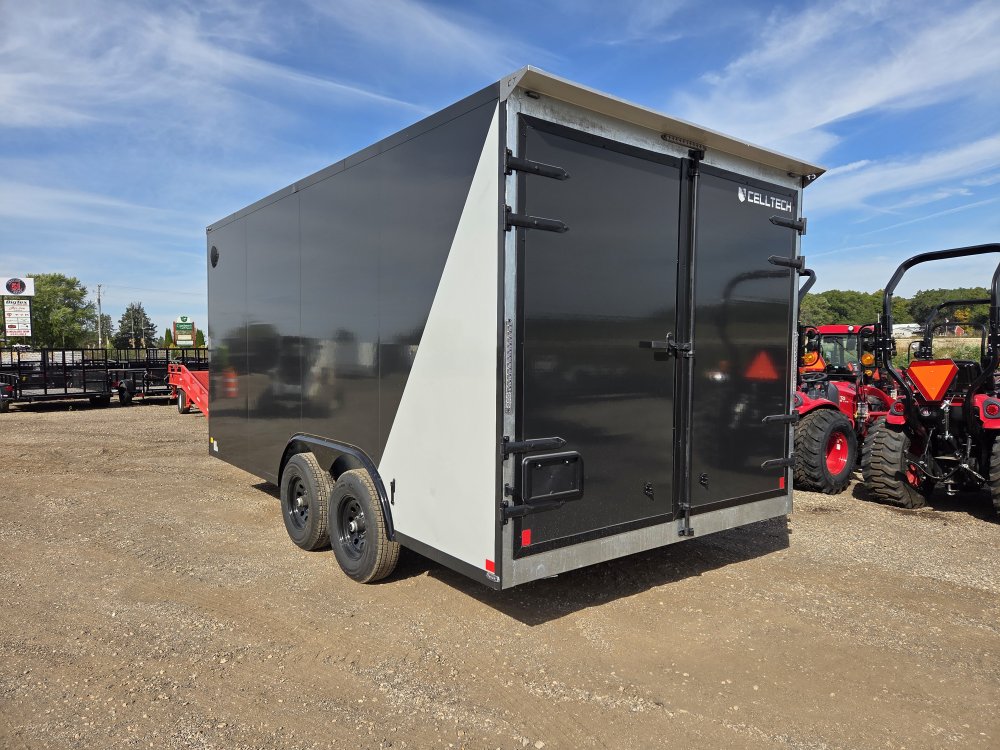 8.5'x16' CellTech Enclosed Cargo 85X16TA3 86"