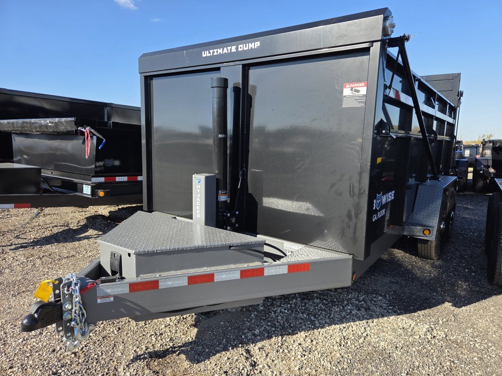 7'x14' BWISE TRAILERS Dump DUT14-15 4'