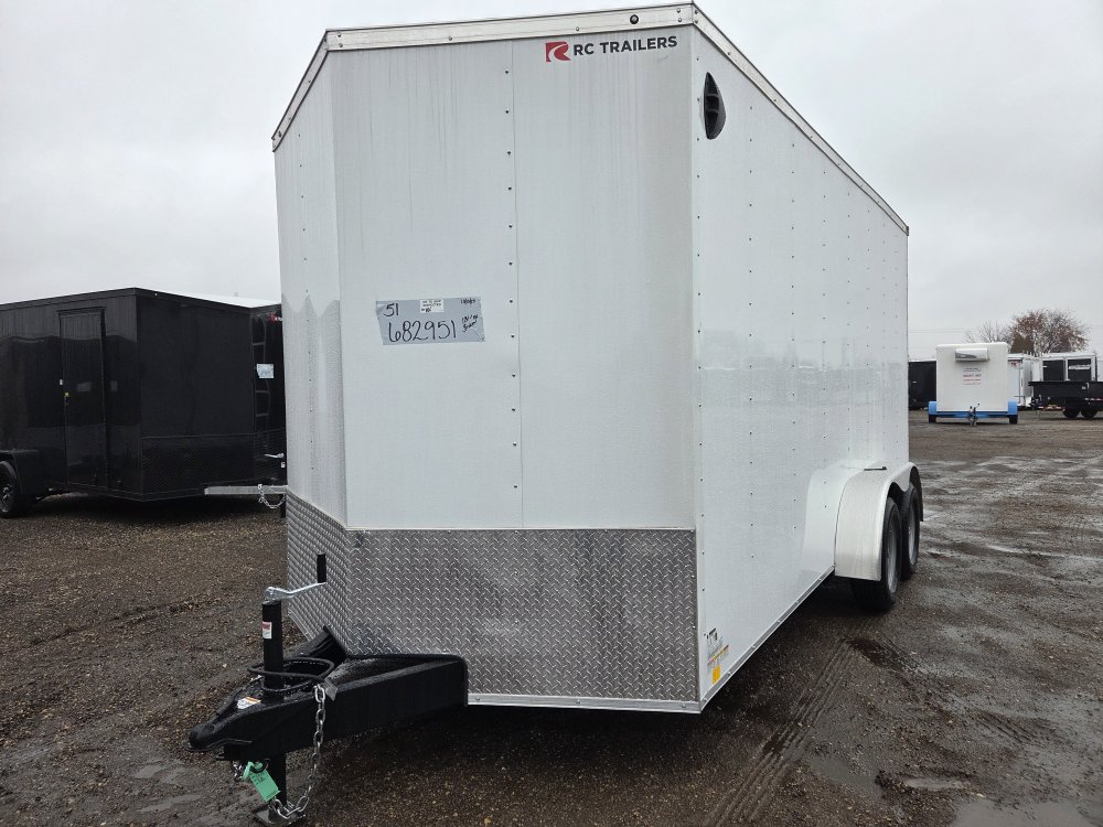 7'x16' RC Trailers Enclosed Cargo RWT 7x16 84"