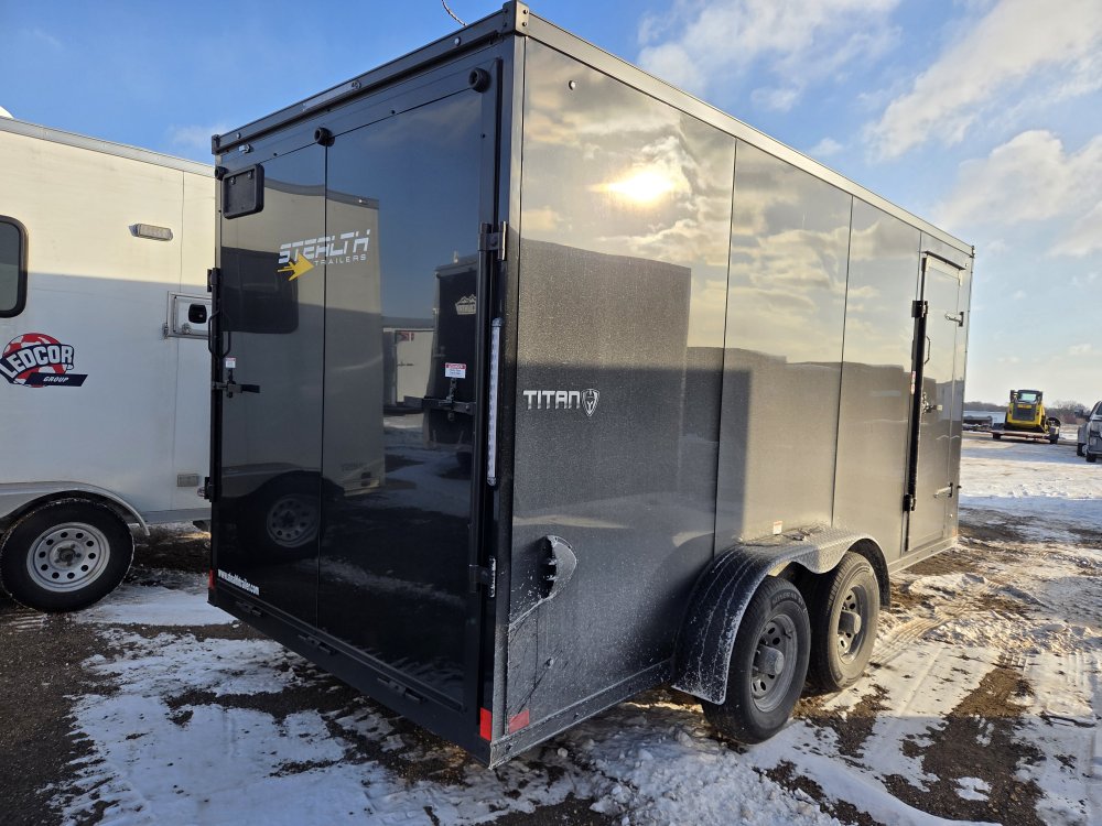 7'x16' Stealth Enclosed Cargo TY716TA 90"