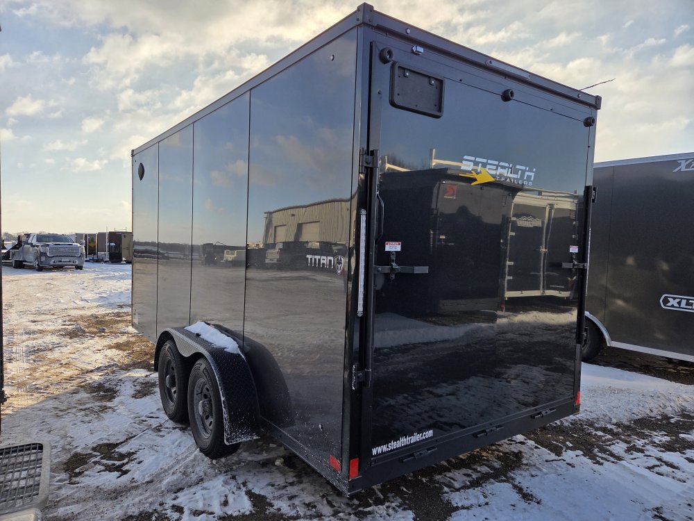 7'x16' Stealth Enclosed Cargo TY716TA 90"