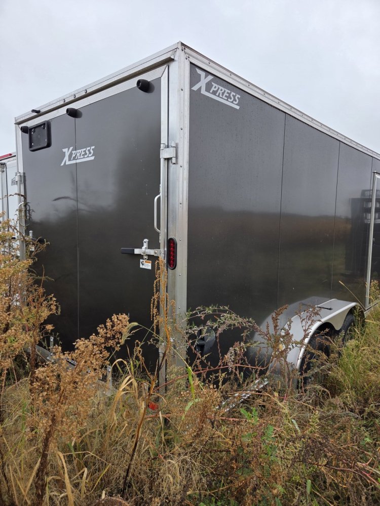 7'x16' Alcom Enclosed Cargo XPRESS 7x16 82"