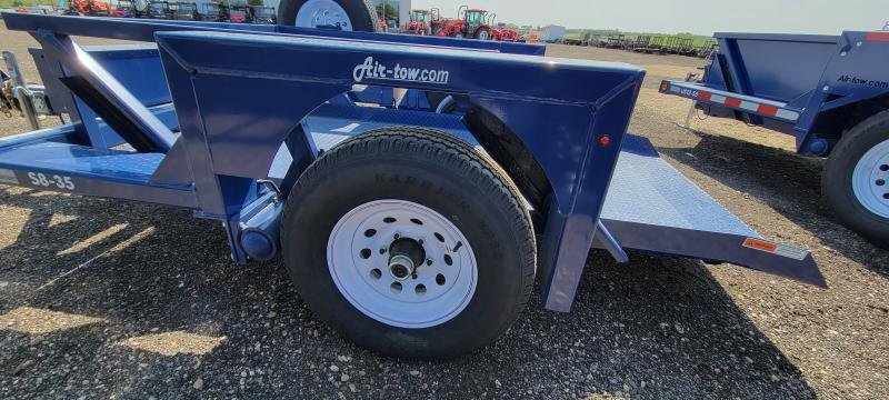 6'x8.5' Air Tow Flatbed S8-35 Single Axle Flatbed