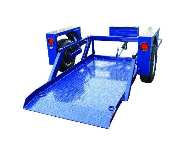 6'x8.5' Air Tow Flatbed S8-35 Single Axle Flatbed