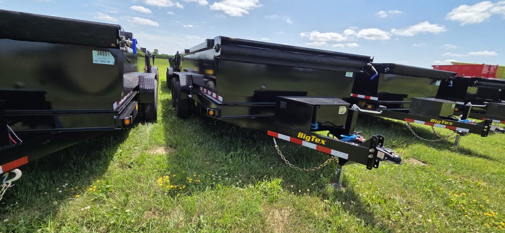 7'x14' Big Tex Trailers Dump 2'
