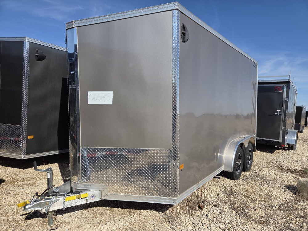 7.5'x14' Alcom Enclosed Cargo C7514STEALTH-7'1" 79"