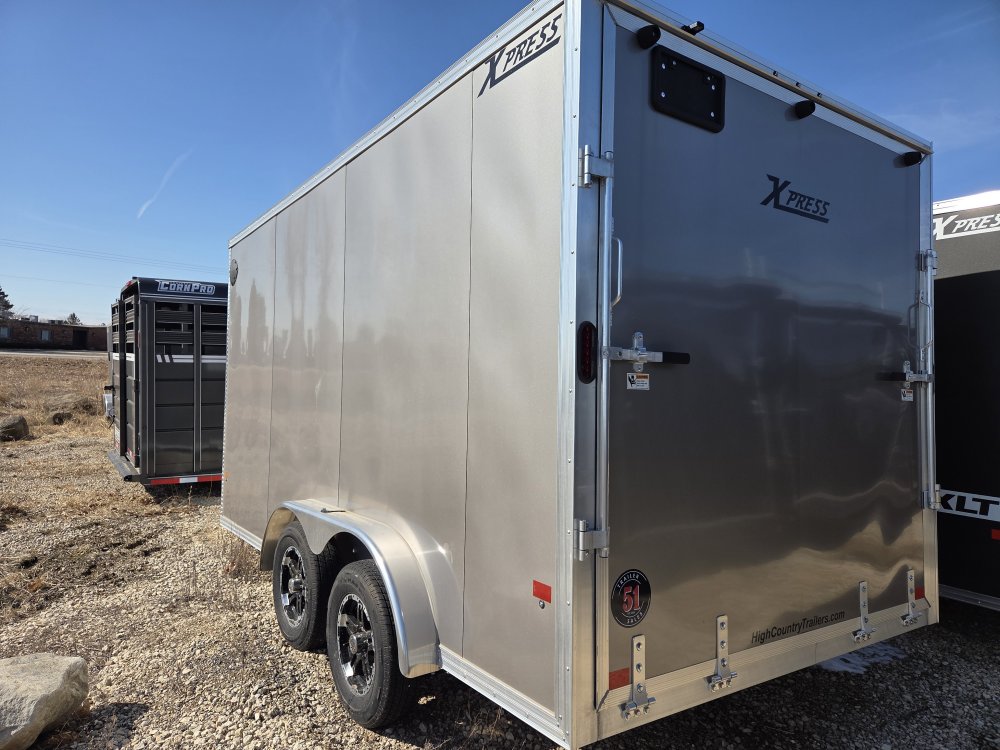 7.5'x14' Alcom Enclosed Cargo C7514STEALTH-7'1" 79"