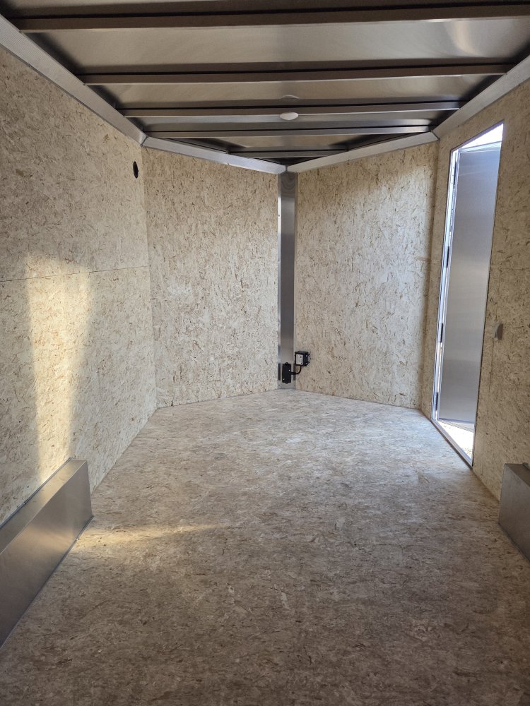 7.5'x14' Alcom Enclosed Cargo C7514STEALTH-7'1" 79"