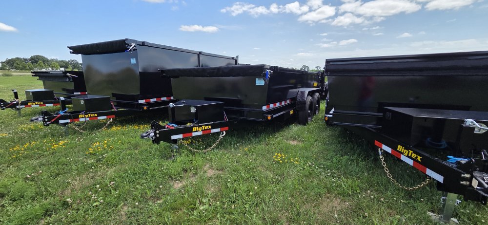 7'x14' Big Tex Trailers Dump 2'