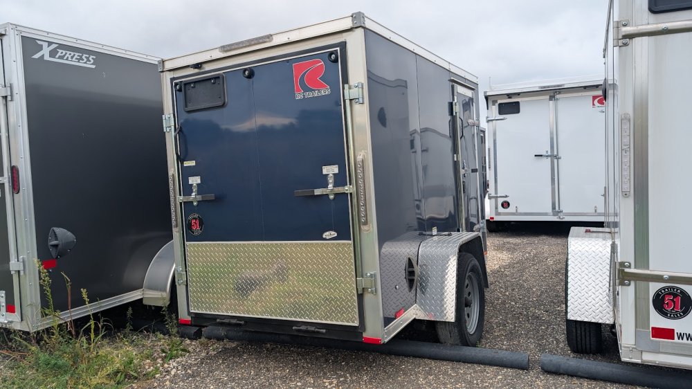 5'x8' RC Trailers Enclosed Cargo MDLX 5X8SA 64"