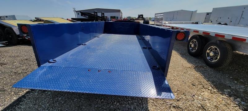 8.5'x16' Air Tow Equipment Air-Tow UT16-14 Tandem Axle Utility 6x16- Blue
