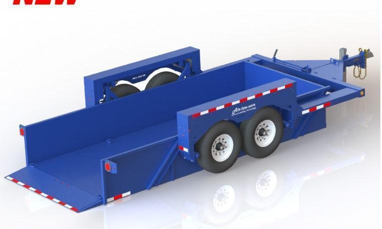 8.5'x16' Air Tow Equipment Air-Tow UT16-14 Tandem Axle Utility 6x16- Blue