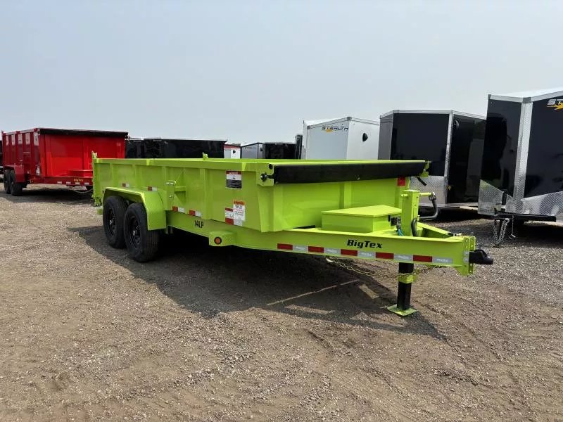 7'x16' Big Tex Trailers Dump 2'