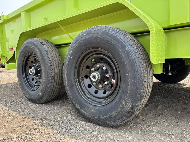 7'x16' Big Tex Trailers Dump 2'