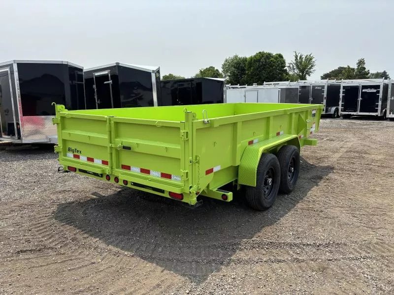 7'x16' Big Tex Trailers Dump 2'