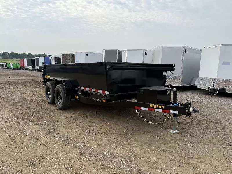 7'x14' Big Tex Trailers Dump 2'