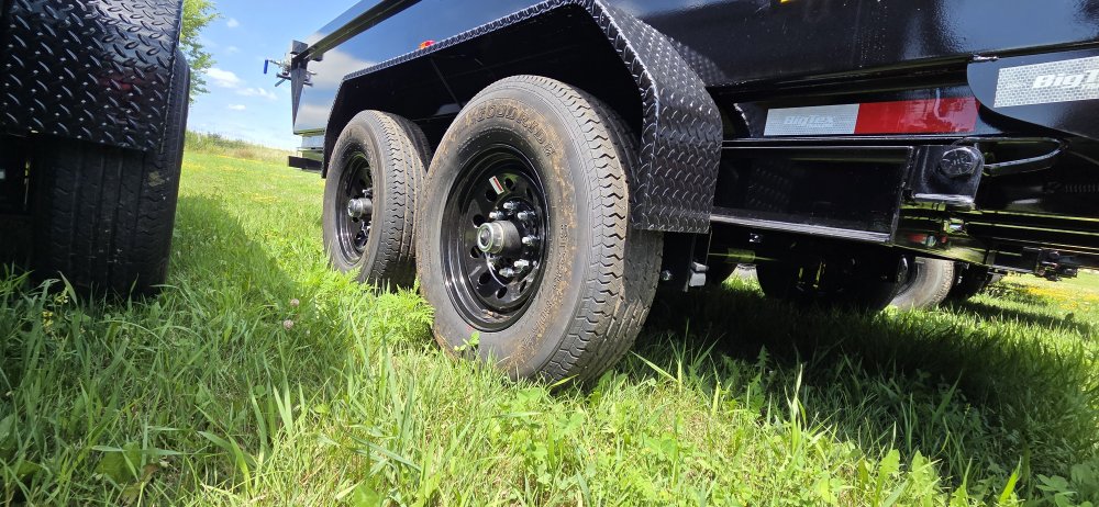 7'x14' Big Tex Trailers Dump 2'