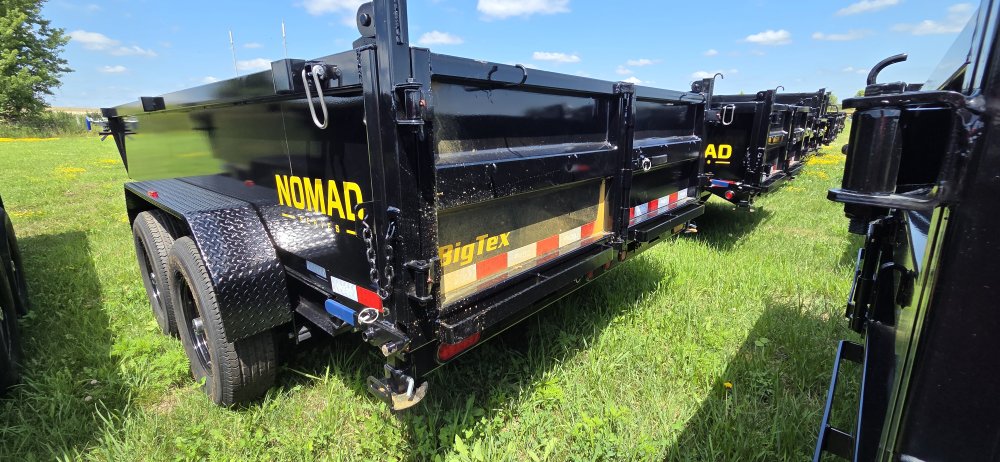 7'x14' Big Tex Trailers Dump 2'