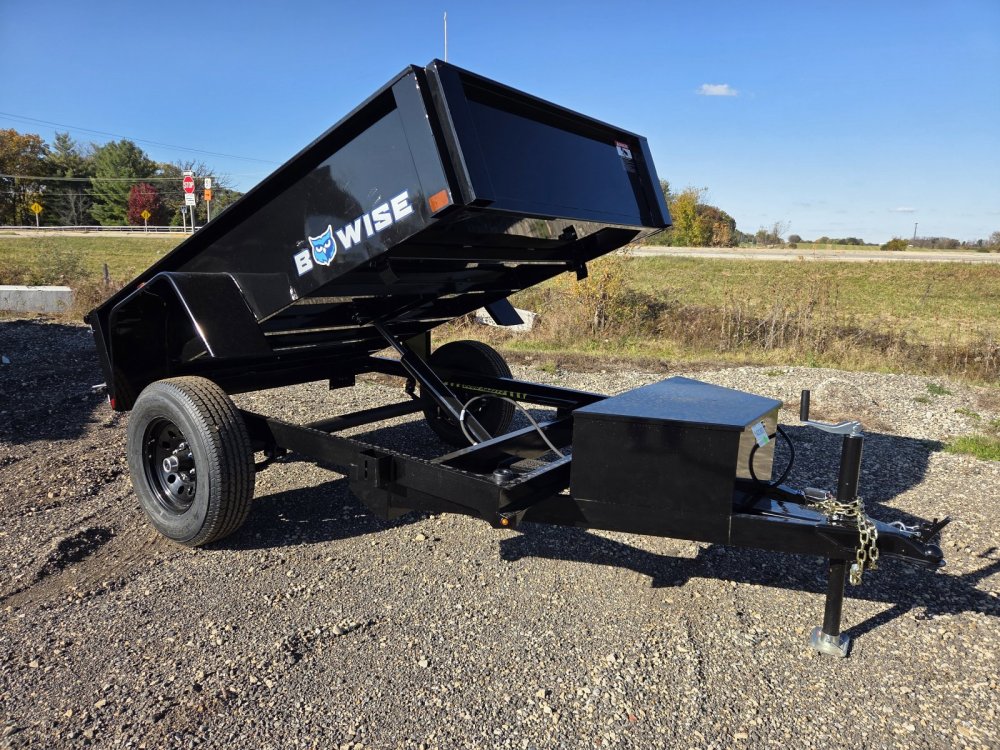 5'x8' BWISE TRAILERS Dump DTR508LP-5-D 15"