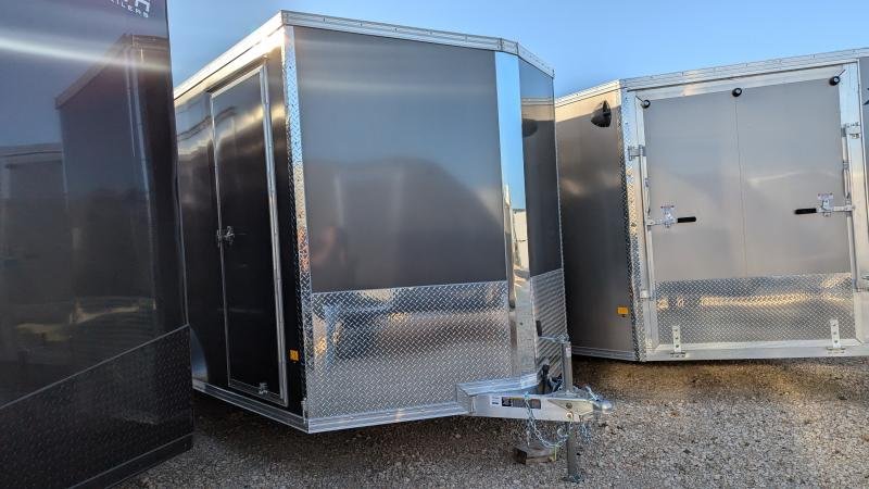 7.5'x16' Alcom Enclosed Cargo 7.5x16 Stealth
