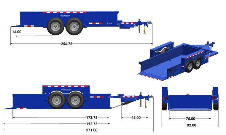 6'x16' Air Tow Equipment