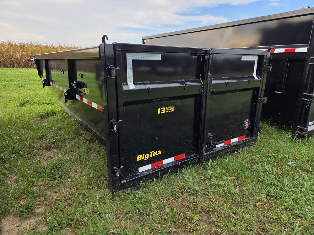7'x14' Big Tex Trailers Dump-Bin 13BN 4'