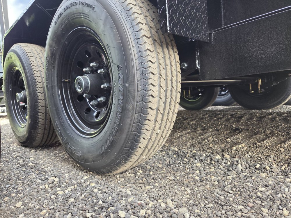 7'x14' Big Tex Trailers Dump 14LX-14C4A 4'