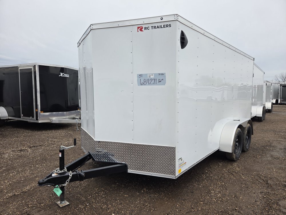7'x14' RC Trailers Enclosed Cargo E714TA2 72"