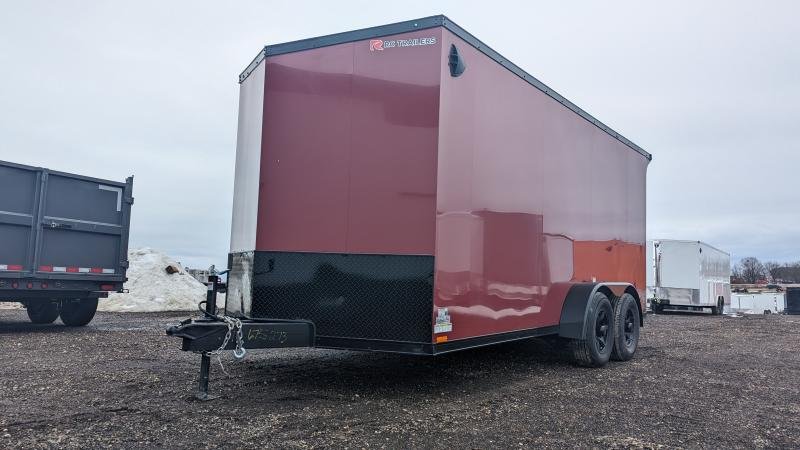 7'x16' RC Trailers Enclosed Cargo RDLX 7X16TA3