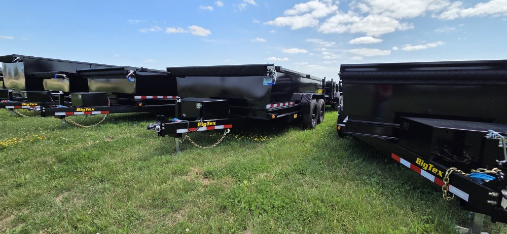 7'x14' Big Tex Trailers Dump 2'