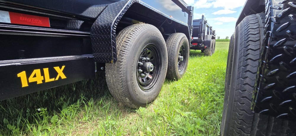 7'x14' Big Tex Trailers Dump 2'