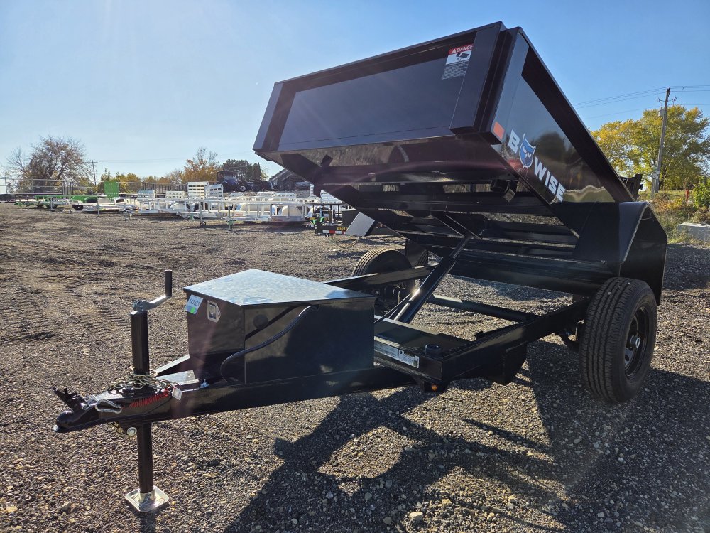 5'x8' BWISE TRAILERS Dump DTR508LP-5-D 15"