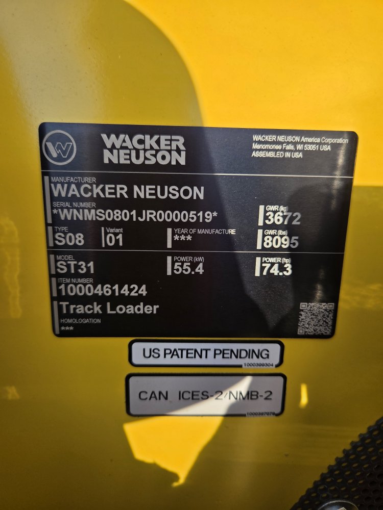 Wacker Neuson ST31 Contractor Equipment