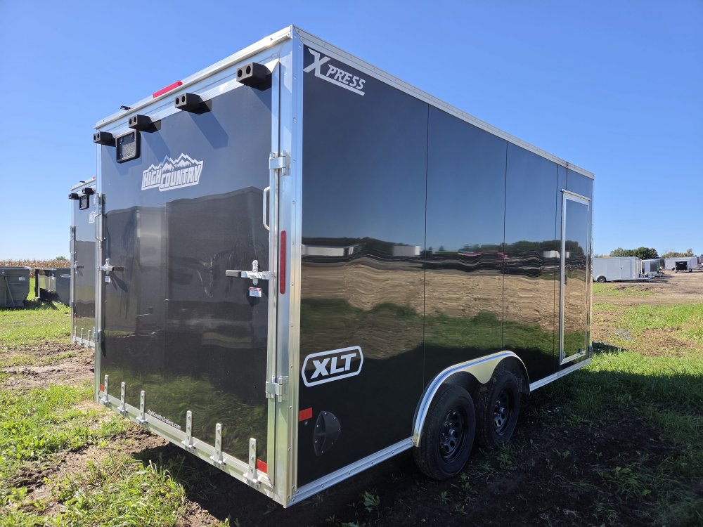 8.5'x16' Alcom Enclosed Cargo XPRESS8.5X16CH XLT-P LMFL25 85"