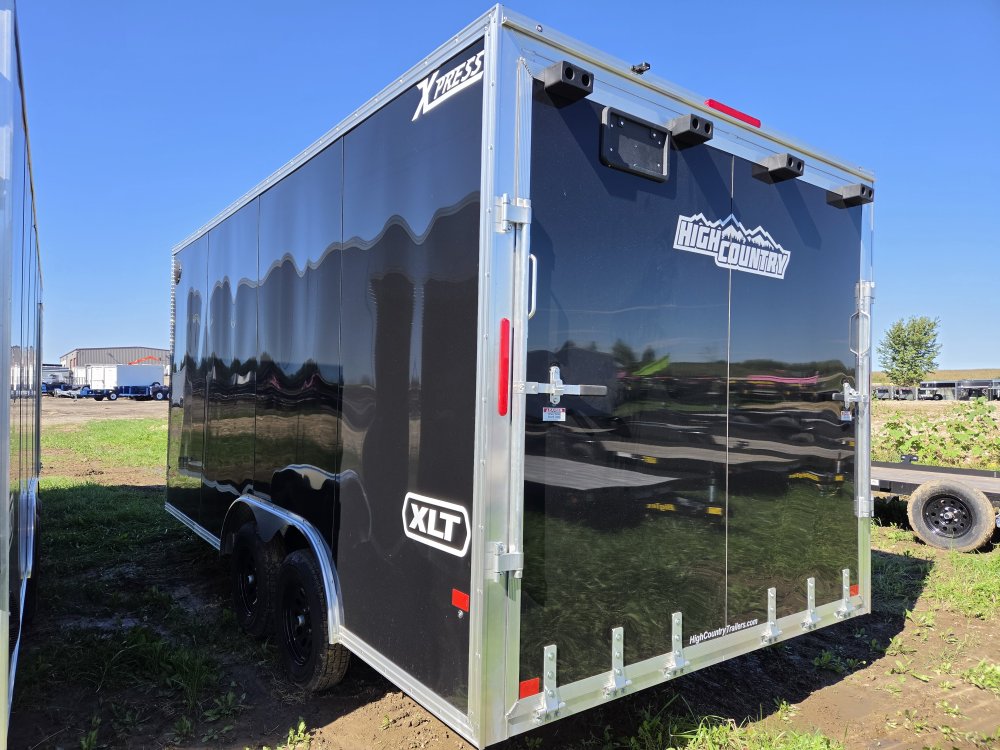 8.5'x16' Alcom Enclosed Cargo XPRESS8.5X16CH XLT-P LMFL25 85"