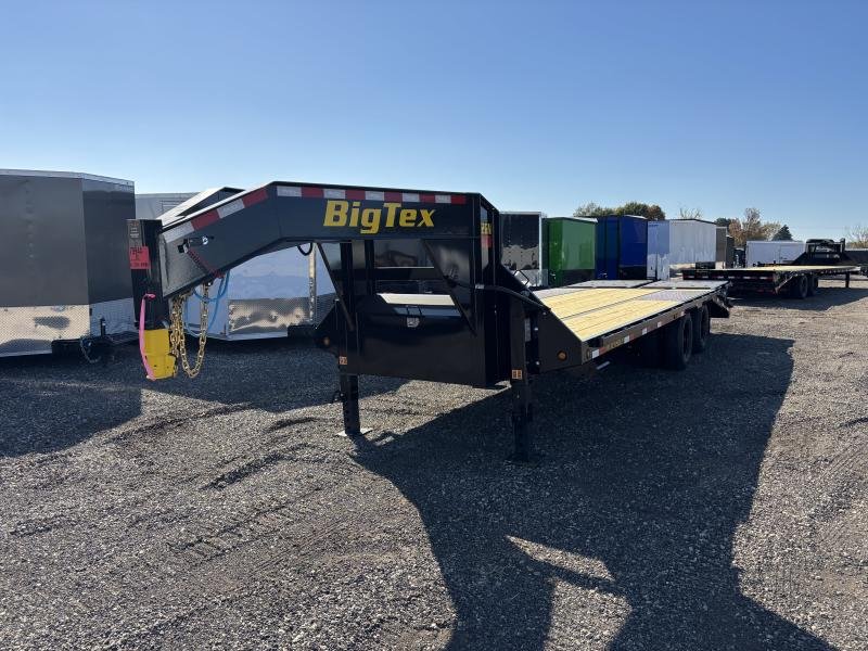 8.5'x20' Big Tex Trailers Flatbed 22GN-20+5